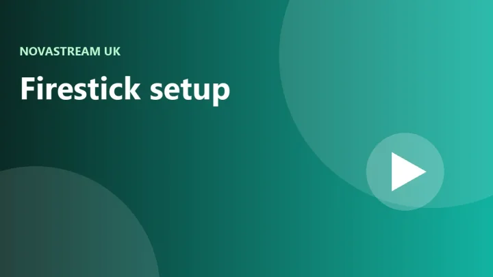 Fire TV Stick plugged into a TV ready for IPTV setup